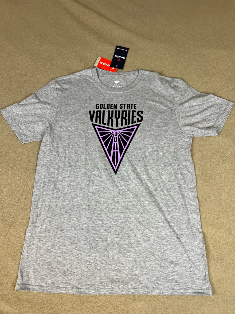 Fanatics WNBA Golden State Valkyries T-Shirt. Gray. Official. Men's Sz Large - Picture 2 of 8